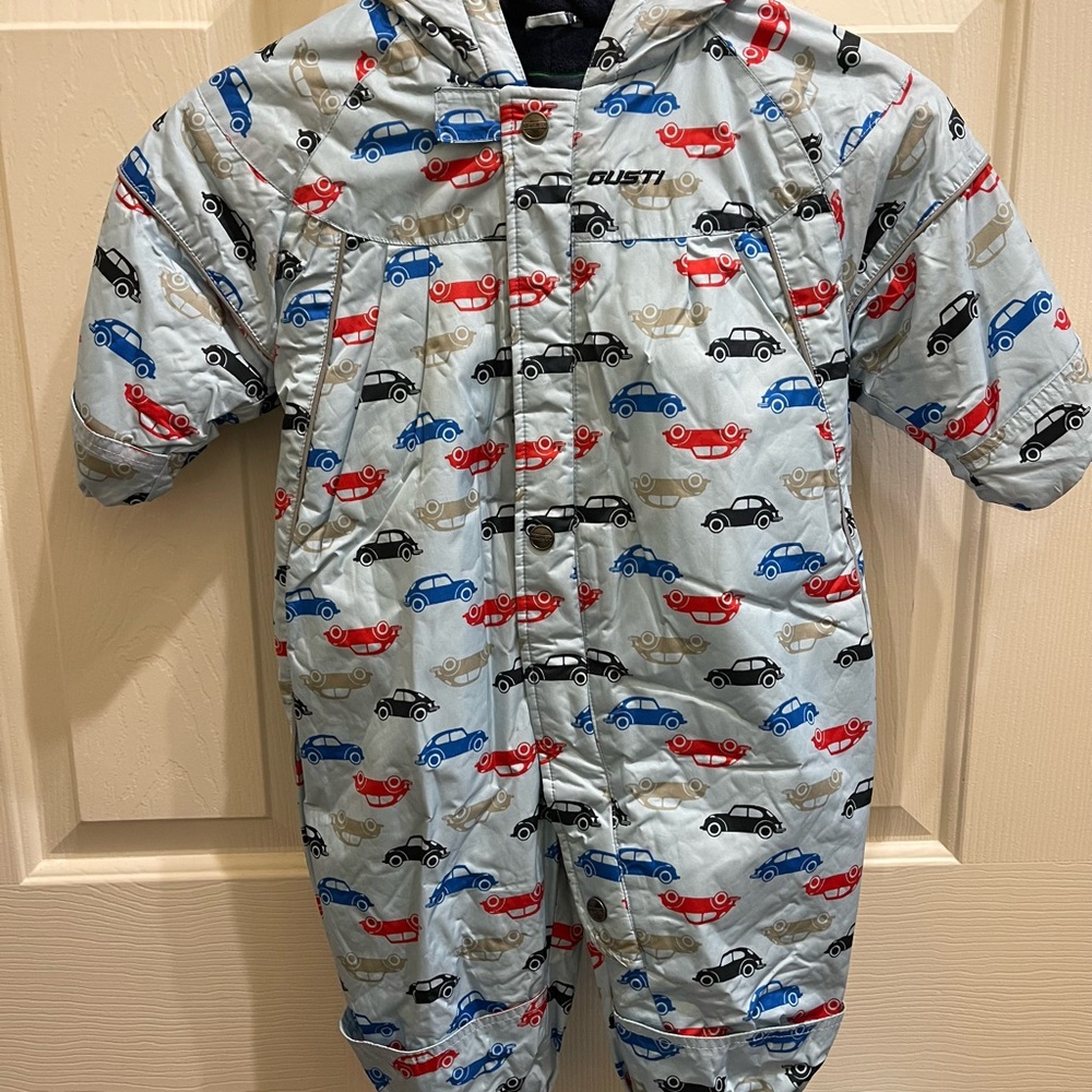 Snowsuit with Car Pattern size 12 months